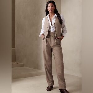 Banana Republic Seafarer Herringbone Wool Pant